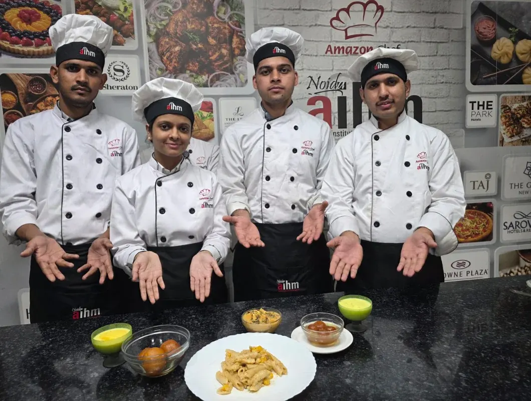 culinary student food preparation